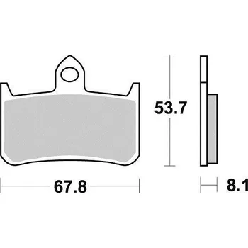 Autodíl Sifam Brzdové destičky VESRAH VD154JL