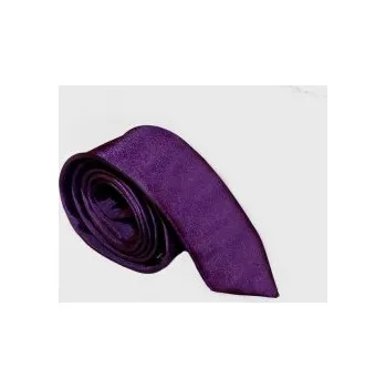 Kravata slim, Barva Fialová Gift3 1607
