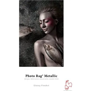 Fotopapír A3/25 Photo Rag® Metallic 340 Hahnemühle