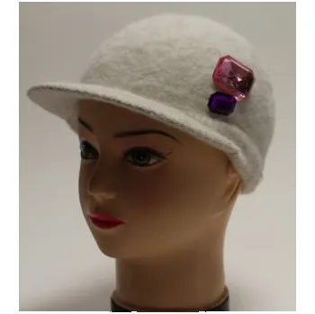 Čepice Čepice Angora, Barva Bílá Gift3 2352