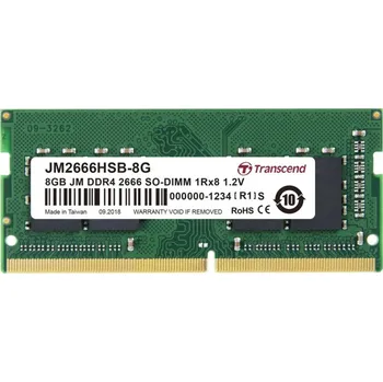 Operační paměť Transcend Sodimm 8 GB DDR4 2666 MHz (JM2666HSB-8G)