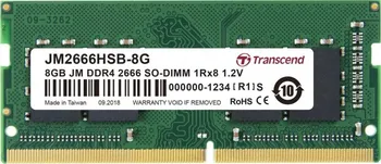 Operační paměť Transcend Sodimm 8 GB DDR4 2666 MHz (JM2666HSB-8G)
