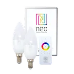 Immax Neo LED C37 5W E14 teplá bílá +…
