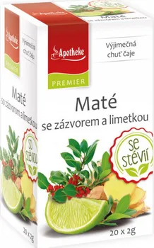 Čaj Apotheke Maté se zázvorem a limetkou Stevie 20 x 2 g