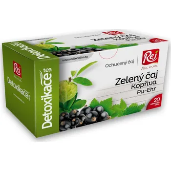 Čaj Rej Detoxikace Zelený čaj/kopřiva/černý rybíz 20 x 1,5 g