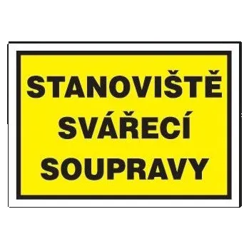 Značení Stanoviště svářecí soupravy, tabulka 210x297mm, plast