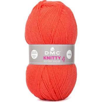 Příze Příze KNITTY 4 100g, lososová - odstín 728