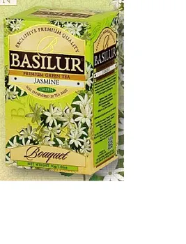 Čaj Basilur Bouquet Jasmine přebal 20 x 1,5 g