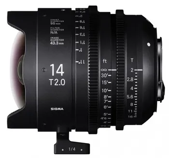 Objektiv Sigma Cine 14 mm T2 FF F/CE pro Canon