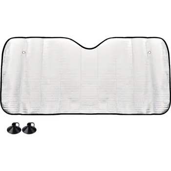 Stínítko do auta PROTISLUNEČNÍ LETNÍ ALU CLONA ZA ČELNÍ SKLO (150 X 80 CM) AMIO (01534)