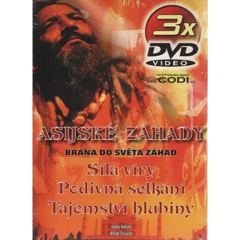 DVD film Asijské záhady 3x DVD (kolekce Síla víry, Podivná setkání, Tajemství hlubiny)
