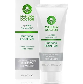 Pleťová maska Čistící obličejová slupující maska ApiClear 100 ml + dárek Hydratační pleťové mléko ApiClear 100 ml zdarma