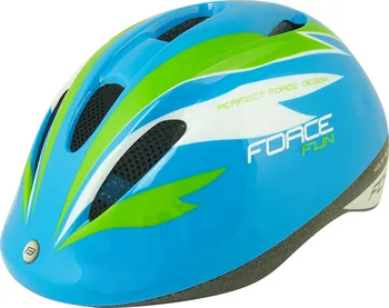 Cyklistická přilba Force Fun Stripes modrá/zelená/bílá