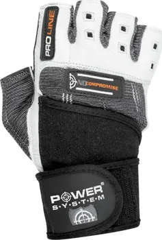 Fitness rukavice Power System No Compromise 2700 bílé/šedé