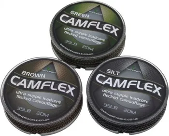Gardner Camflex Leadcore 35lb zelená 0,5 mm/20 m