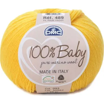 Příze Příze 100% BABY 50g, žlutá - odstín 093