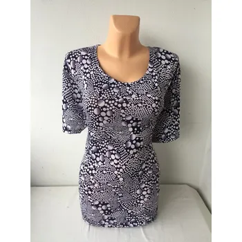 Dámská tunika Halenka SARŽA , Barva Modrá, Velikost XL46, Materiál 98% Polyester 2% Lycra