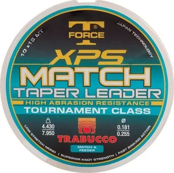 Trabucco TF XPS Match Taper Leader 0,181 - 0,283 mm/10 x 15 m
