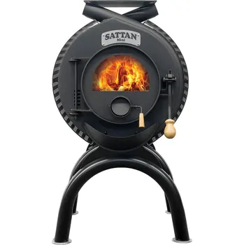 Krbová kamna Euroteplo Sattan I Mini trubkový stojan