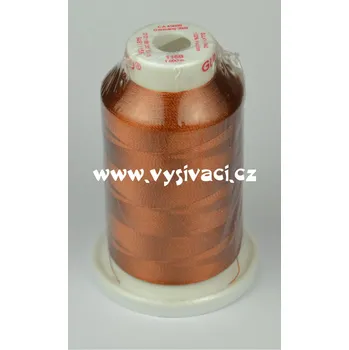 Nit vyšívací nit Gunold Sulky hnědá 1158, návin 1000m, viskóza Jednotka: 1 kón návin 1000m