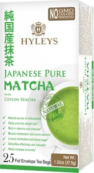 Čaj Hyleys Matcha čaj s cejlonským Sencha čajem 25 x 1,5 g