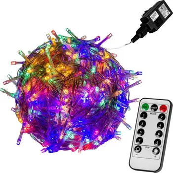 Vánoční osvětlení Voltronic M59737 světelný řetěz 100 LED multicolor