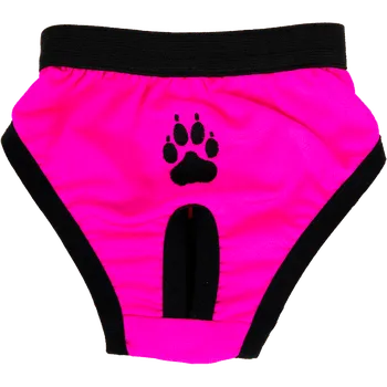 kalhotky pro psa Samohýl Gina s tlapkou malinové