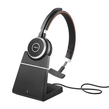 Sluchátka Jabra Evolve 65 Mono UC + stojánek (6593-823-499)