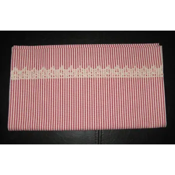 Šála Šál na stůl - Pruhy červené