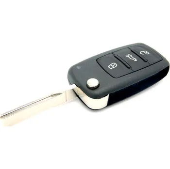 Zabzepeční vozidel Klíč s dálkovým ovládáním VW ŠKODA SEAT 3 tlačítka 434Mhz ID48 od roku 2007 10156