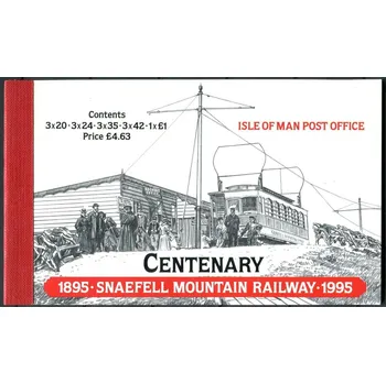 Poštovní známka (1995) MiNr. 617 - 621 ** - Isle of Man - ZS (MH33) - 100 let horská železnice Snaefell