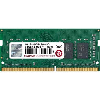 Transcend 4 GB DDR4 2400 MHz (TS512MSH64V4H) Operační paměť Transcend 4 GB DDR4 2400 MHz (TS512MSH64V4H)