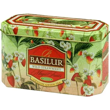 Basilur Wild Strawberry zelený čaj 20 x 2 g Čaj Basilur Wild Strawberry zelený čaj 20 x 2 g