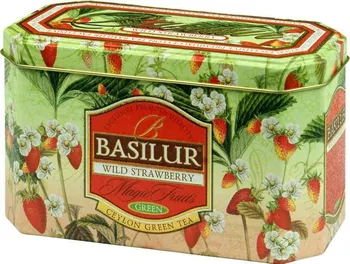 Čaj Basilur Wild Strawberry zelený čaj 20 x 2 g 