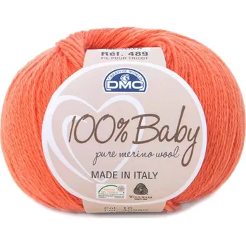 Příze Příze 100% BABY 50g, oranžová - odstín 10