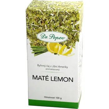 Čaj Dr.Popov Maté Lemon 20 x 1,5 g