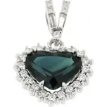 Zlatnictví U Kostela Dámský zlatý přívěsek se safírem a diamanty 30586-18 295715275