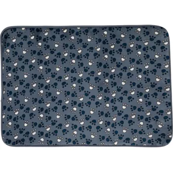 Pelíšek pro psa Trixie Tammy 70 x 50 cm modrá s packami