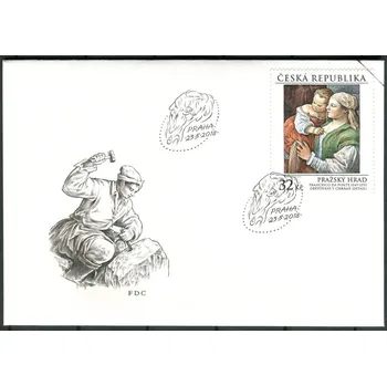 Poštovní známka Česká pošta (2018) FDC 980 - Česká republika - specimen - Pražský hrad - Francesco da Ponte