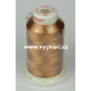 Nit vyšívací nit Gunold Sulky hnědá 521, návin 1000m, viskóza Jednotka: 1 kón návin 1000m