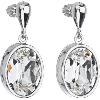 Náušnice Evolution Group 31166.1 bílý ovál