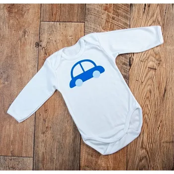 Kojenecký body TAPTAPI Body dlouhý rukáv - AUTÍČKO FANDA vel. 92