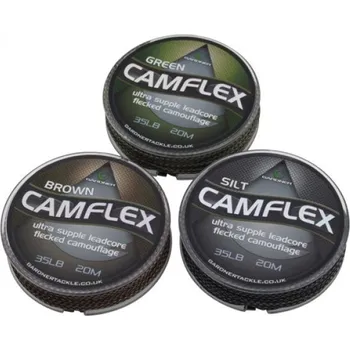 Gardner Camflex Leadcore 45lb černá 0,5 mm/20 m