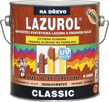 Lak na dřevo Lazurol Classic S1023 2,5 l