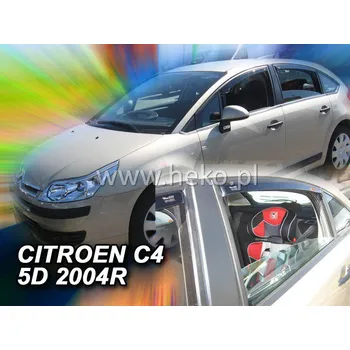 Plexi ofuk oken Ofuky oken Citroen C4 5dveř 04- před.+zadní Heko