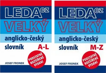 Slovník Velký anglicko-český slovník (2 knihy) - Josef Fronek (EN/CS)