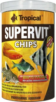 Krmivo pro rybičky Tropical Supervit Chips 1 l