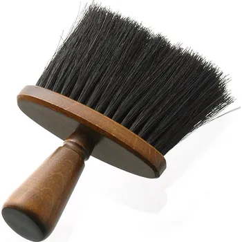 kartáč na vlasy Braun Wettberg 7849 Neck Duster - Oprašovák na vlasy dřevěný s kančími štětinami