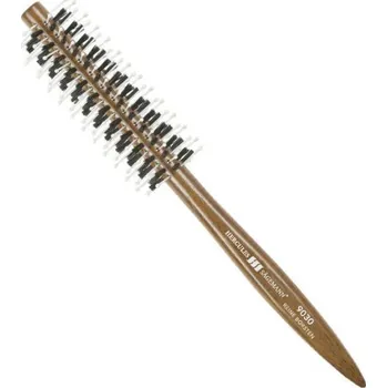 kartáč na vlasy Hercules Sägemann - kulatý kartáč na foukání vlasů, tmavé dřevo VÝPRODEJ: 9030 - průměr 40 mm