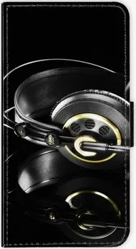 Pouzdro na mobilní telefon iSaprio Headphones 02 pro Honor 9 Lite flipové